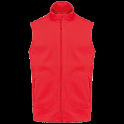 Chaleco micropolar reciclado unisex Red 5Xl