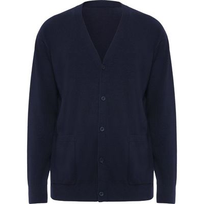 Chaqueta Punto Hombre de Botones Cuello V