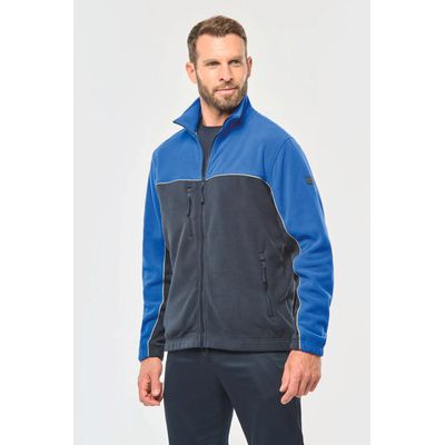Chaqueta micropolar bicolor