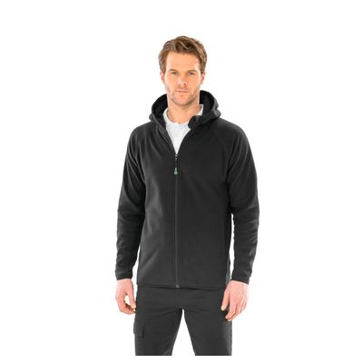 Chaqueta micropolar reciclada Black Xs