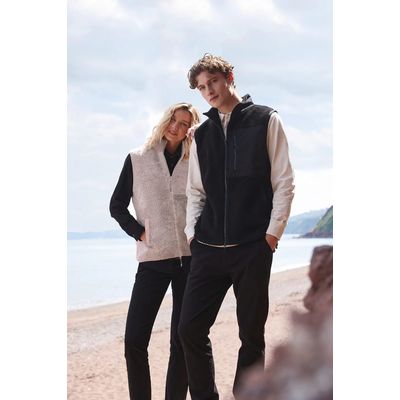 Chaleco 100% poliéster Black S