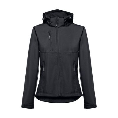 Chaqueta Softshell Mujer Capucha Extraíble