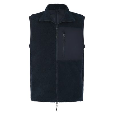 Chaleco 100% poliéster Navy S