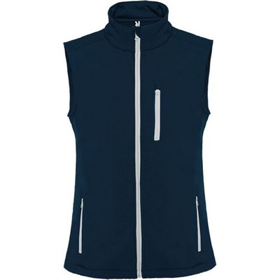 Chaleco Softshell 2 Capas Interior Cálido Marino S