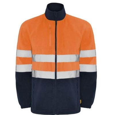 Chaqueta Polar Alta Visibilidad Marino/Naranja Fluor 3Xl
