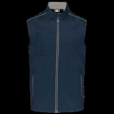 Chaleco hombre con bolsillos Navy / Silver 4Xl