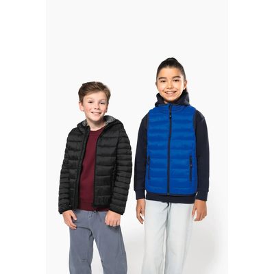 Chaqueta acolchada con capucha infantil