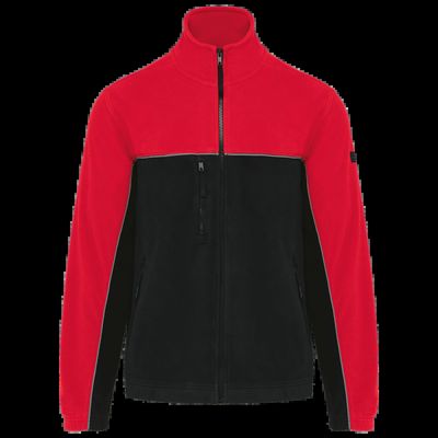 Chaqueta micropolar bicolor Black / Red Xxl