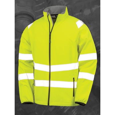 Chaqueta reciclada cortaviento Fluorescent Yellow Xxl