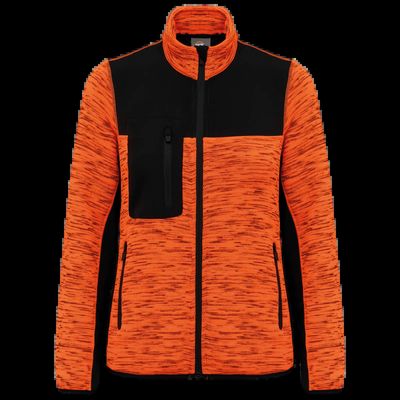 Chaqueta mujer con softshell hidrófugo Fluorescent Orange Melange / Black Xs
