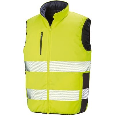 Chaleco Reversible Alta Visibilidad Fluorescent Yellow / Navy 4Xl