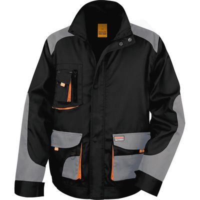 Chaqueta Lite con cuello alto Black / Grey / Orange 38 Uk