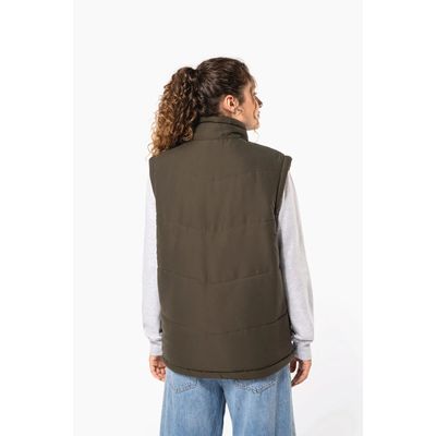 Chaleco acolchado unisex con forro polar