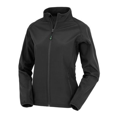 Chaqueta softshell reciclada mujer Black M