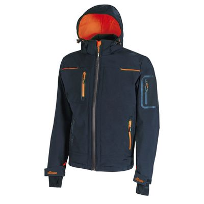 Chaqueta softshell impermeable transpirable