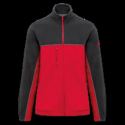Chaqueta micropolar bicolor Red / Dark Grey L