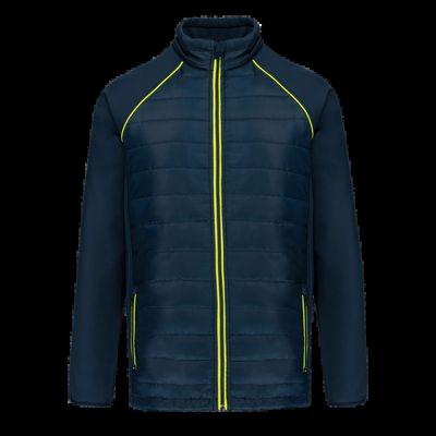 Chaqueta Softshell de dos capas unisex Navy / Fluorescent Yellow Xs