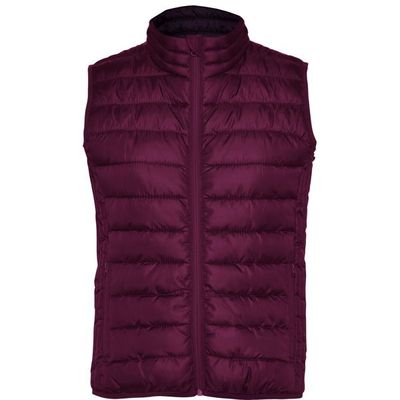 Chaleco Acolchado Mujer Rojo Ciruela M
