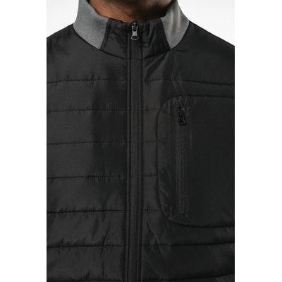 Chaqueta acolchada hombre cuello alto