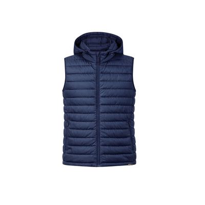 Chaleco unisex RPET con capucha y bolsillos Mar Xs