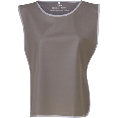 Chaleco con Bordes reflectantes Grey S/M