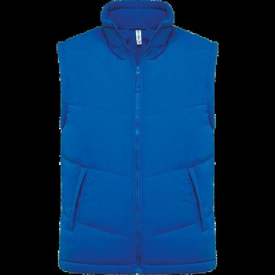 Chaleco acolchado unisex con forro polar Light Royal Blue 4Xl