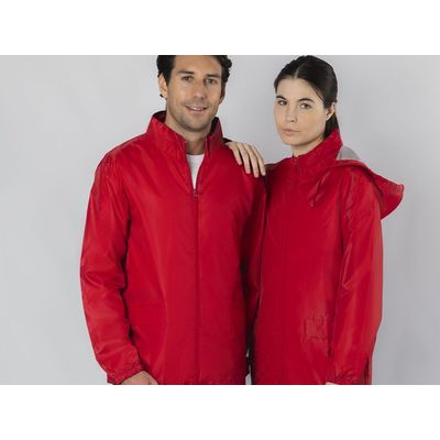 Chubasquero plegable con capucha extraíble
