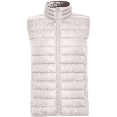 Chaleco acolchado tacto pluma Blanco Vintage 2Xl