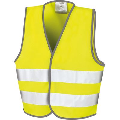 Chaleco de Seguridad niños poliéster Fluorescent Yellow 7/9 Ans