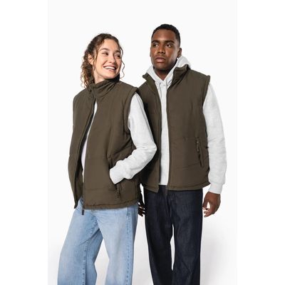 Chaleco acolchado unisex con forro polar