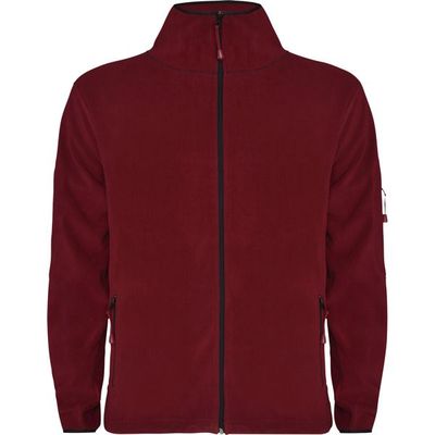 Chaqueta Sudadera Micropolar Cuello Alto Granate 3Xl