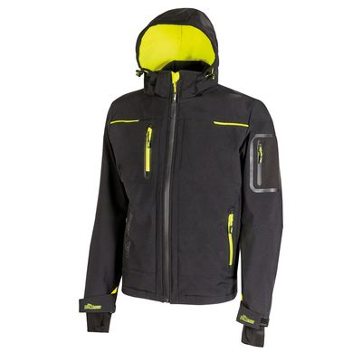Chaqueta softshell impermeable transpirable Black Carbon 5Xl
