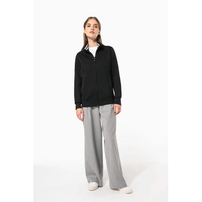 Chaqueta de felpa perchada de mujer