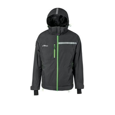 Chaqueta de trabajo impermeable Asphalt Grey Green S