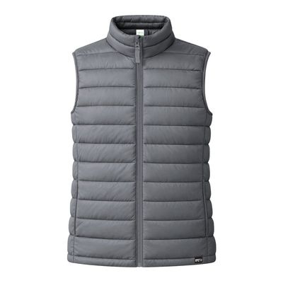 Chaleco RPET Cortavientos Unisex Gri S