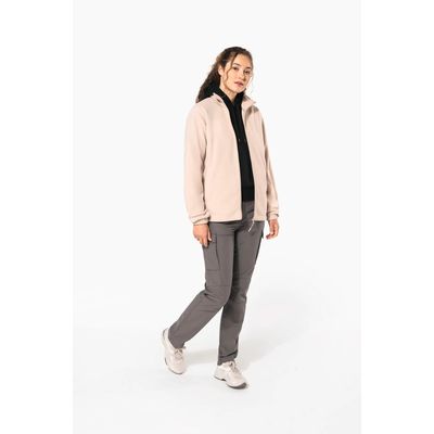 Chaqueta polar ajustable con cordón elástico
