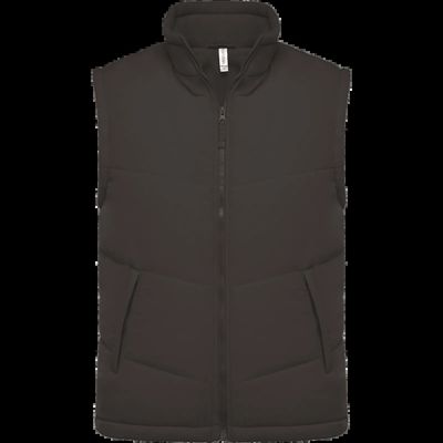 Chaleco acolchado unisex con forro polar Dark Grey 3Xl