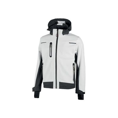 Chaqueta softshell impermeable transpirable White M