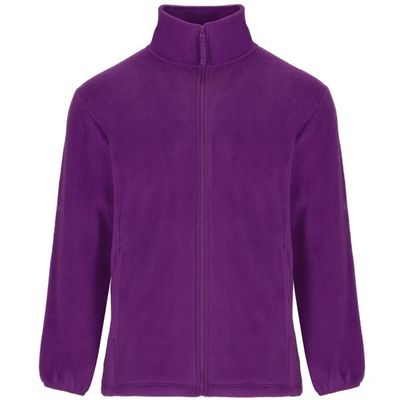 Chaqueta Sudadera Polar Cuello Alto Púrpura 4