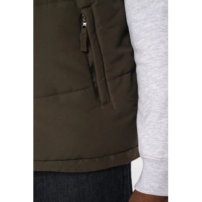 Chaleco acolchado unisex con forro polar