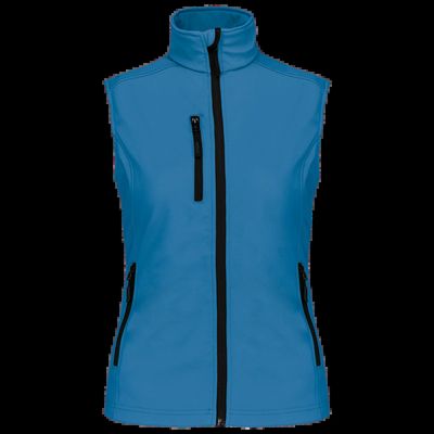 Chaleco sofshell mujer impermeable Aqua Blue 4Xl