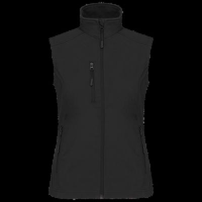 Chaleco sofshell mujer impermeable Black Xl