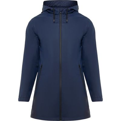 Chubasquero Mujer Capucha Fija Marino Xl