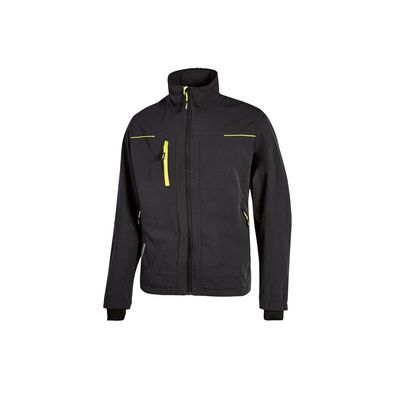 Chaqueta hombre repelente al agua y transpirable Black Carbon S