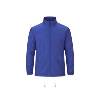 Chubasquero plegable con capucha extraíble Azul M