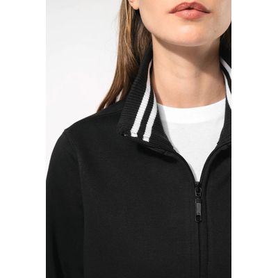 Chaqueta de felpa perchada de mujer