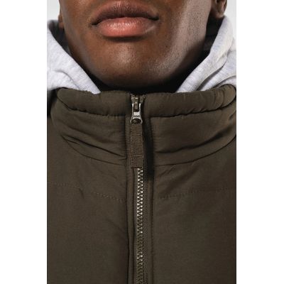 Chaleco acolchado unisex con forro polar
