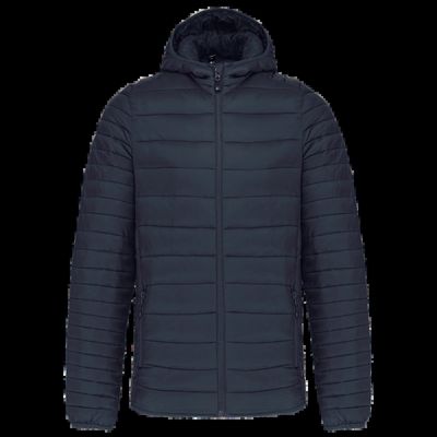 Chaqueta acolchada con capucha Navy Xl