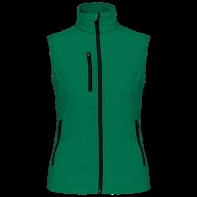 Chaleco sofshell mujer impermeable Kelly Green Xxl