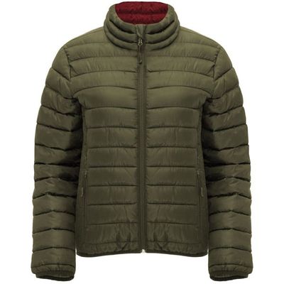 Chaqueta Acolchada de Mujer Verde Militar 2Xl